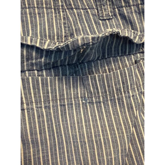 Banana Republic Mens Striped Cotton-Linen Shorts Size 38 - Picture 4 of 4